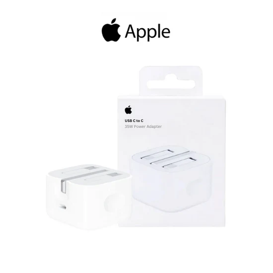 Genuine Apple 35W Dual USB-C Port Compact Power Adapter