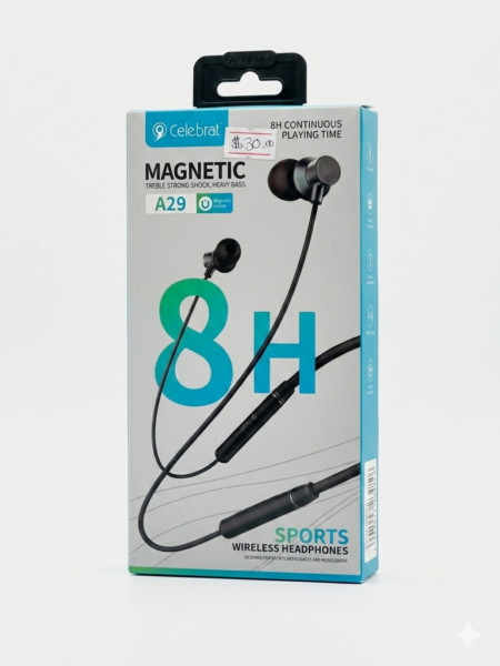 CELEBRAT MAGNETIC SPORTS WIRELESS HEADPHONES