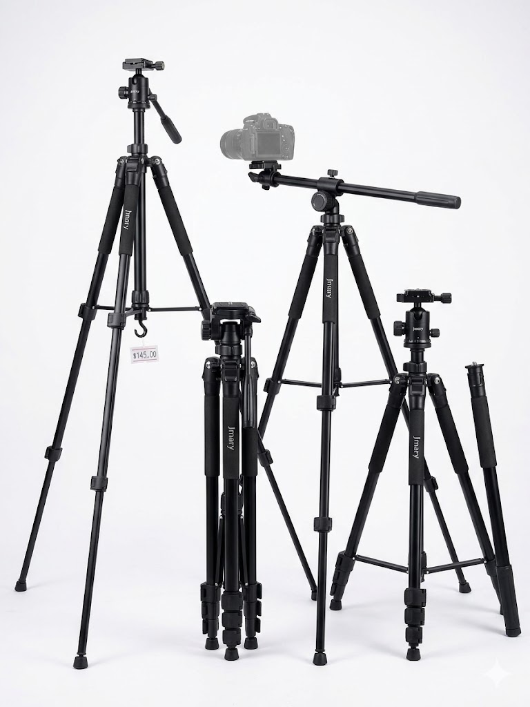 JMARY PROFESSIONAL TRIPOD AND MONOPOD - KT255+NB36 (8KG)