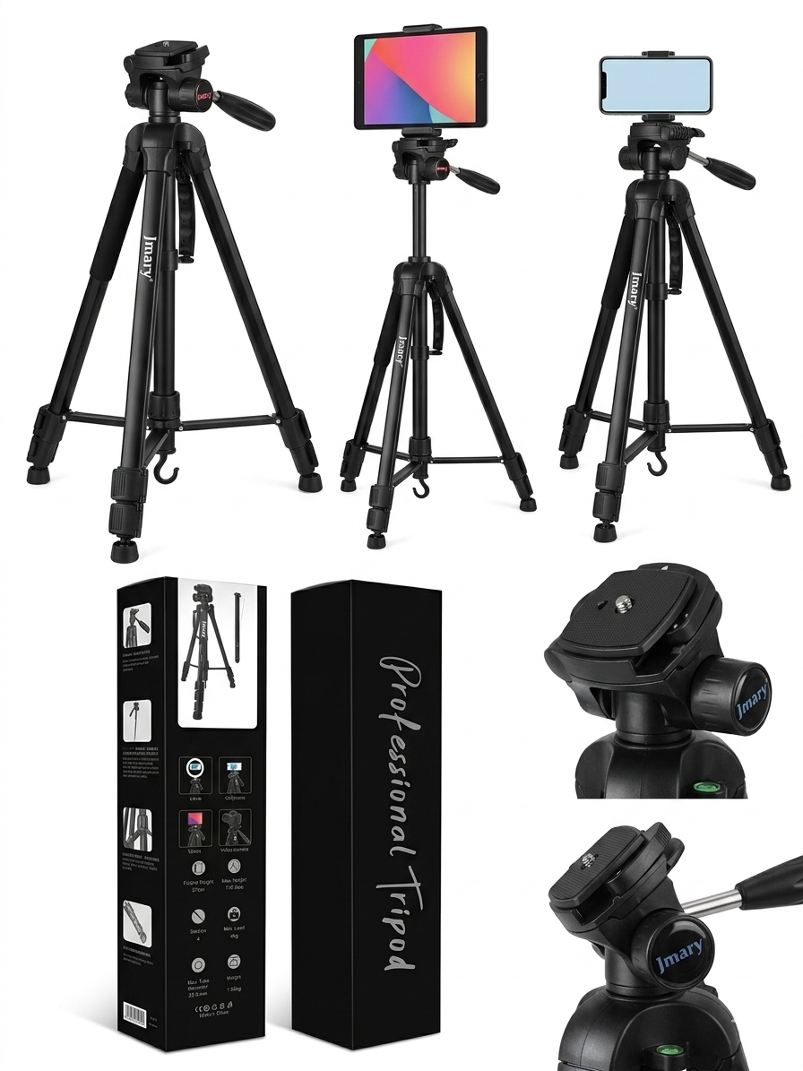 JMary Professional Tripod KP-2254 Black- TS